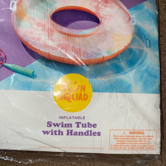 Sum Squad Inflatable Swim Tube with Handles - Picture 4 of 5